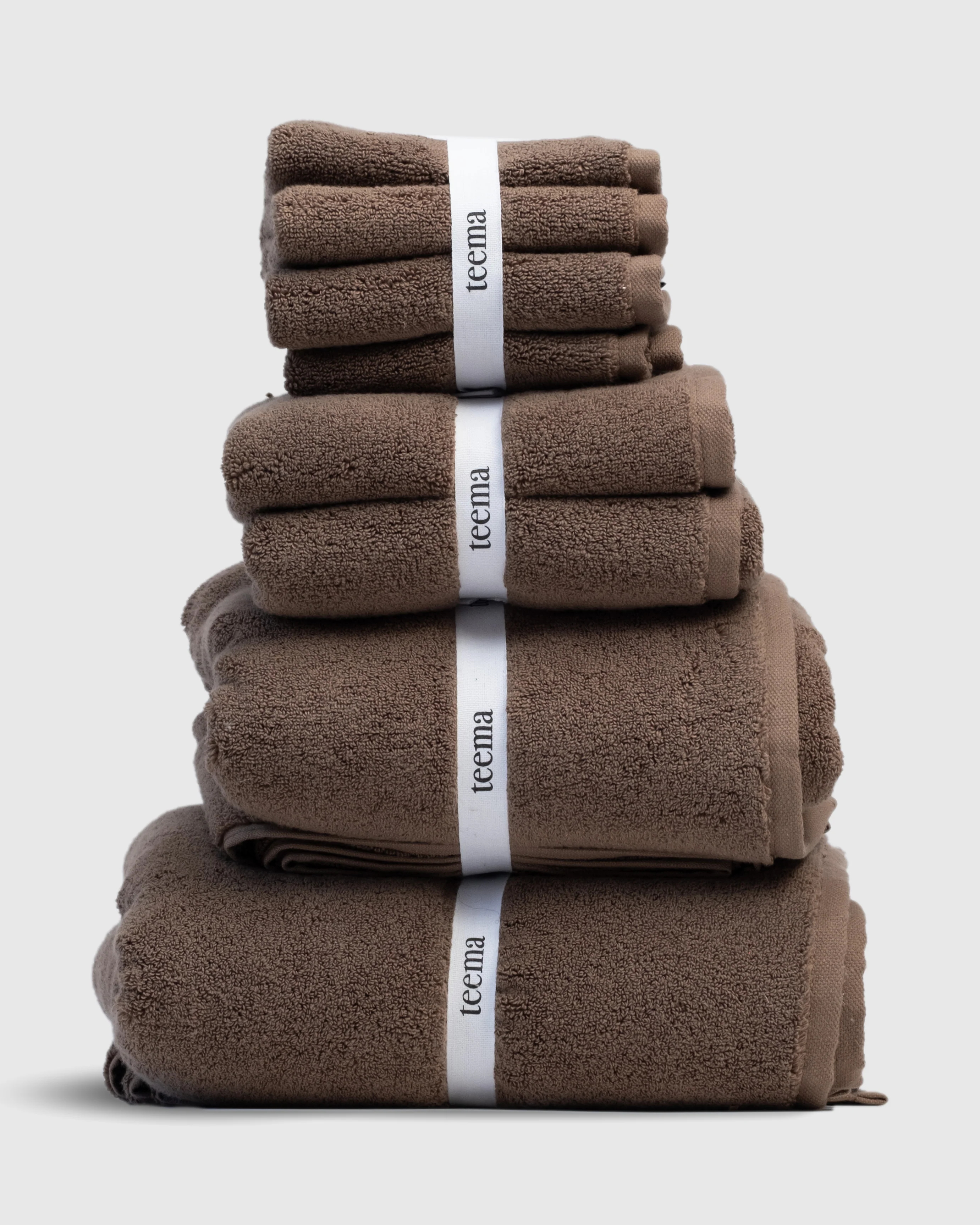 Luxe Bath Towels in Chocolate - Image 5