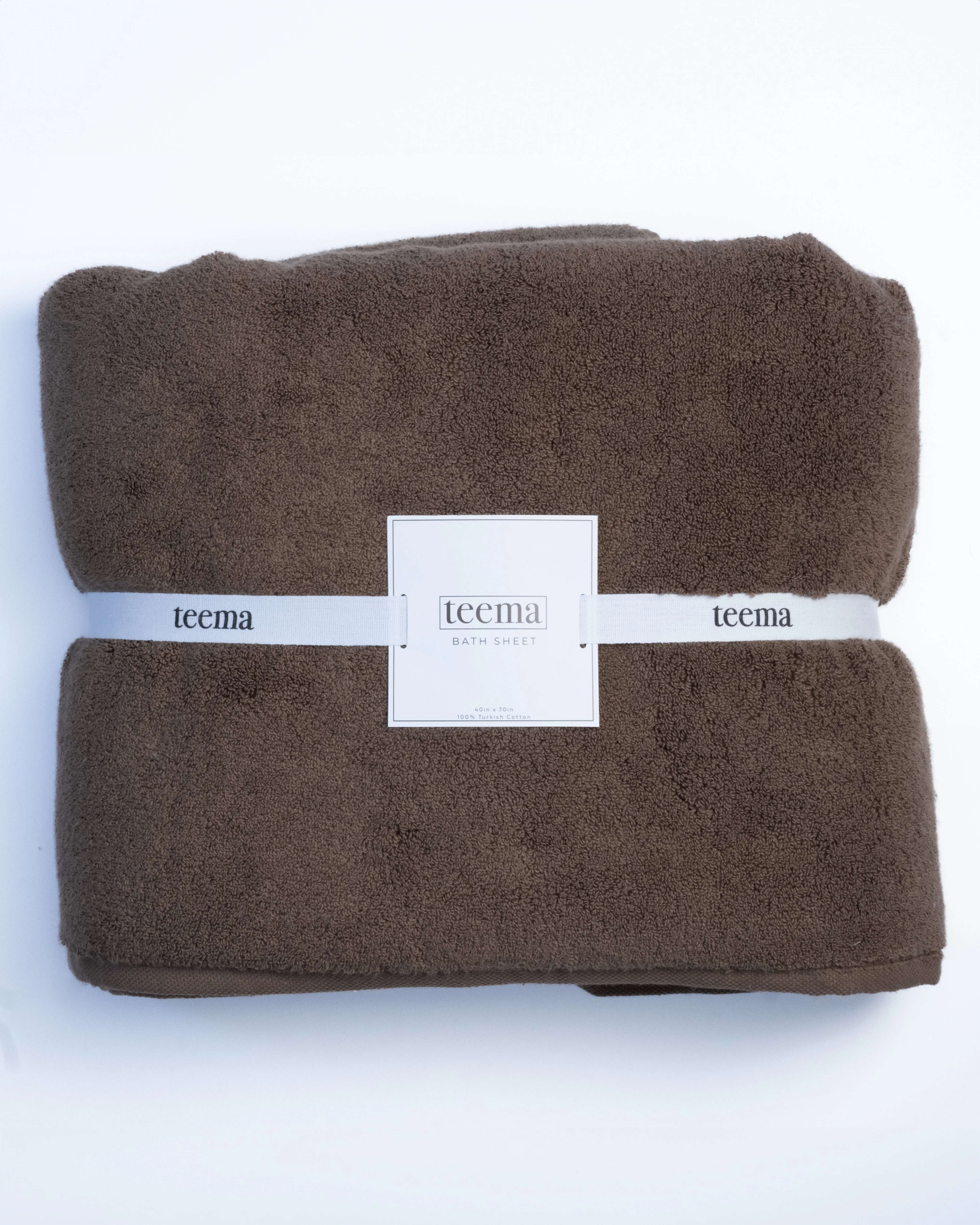 Luxe Bath Towels in Chocolate - Image 9