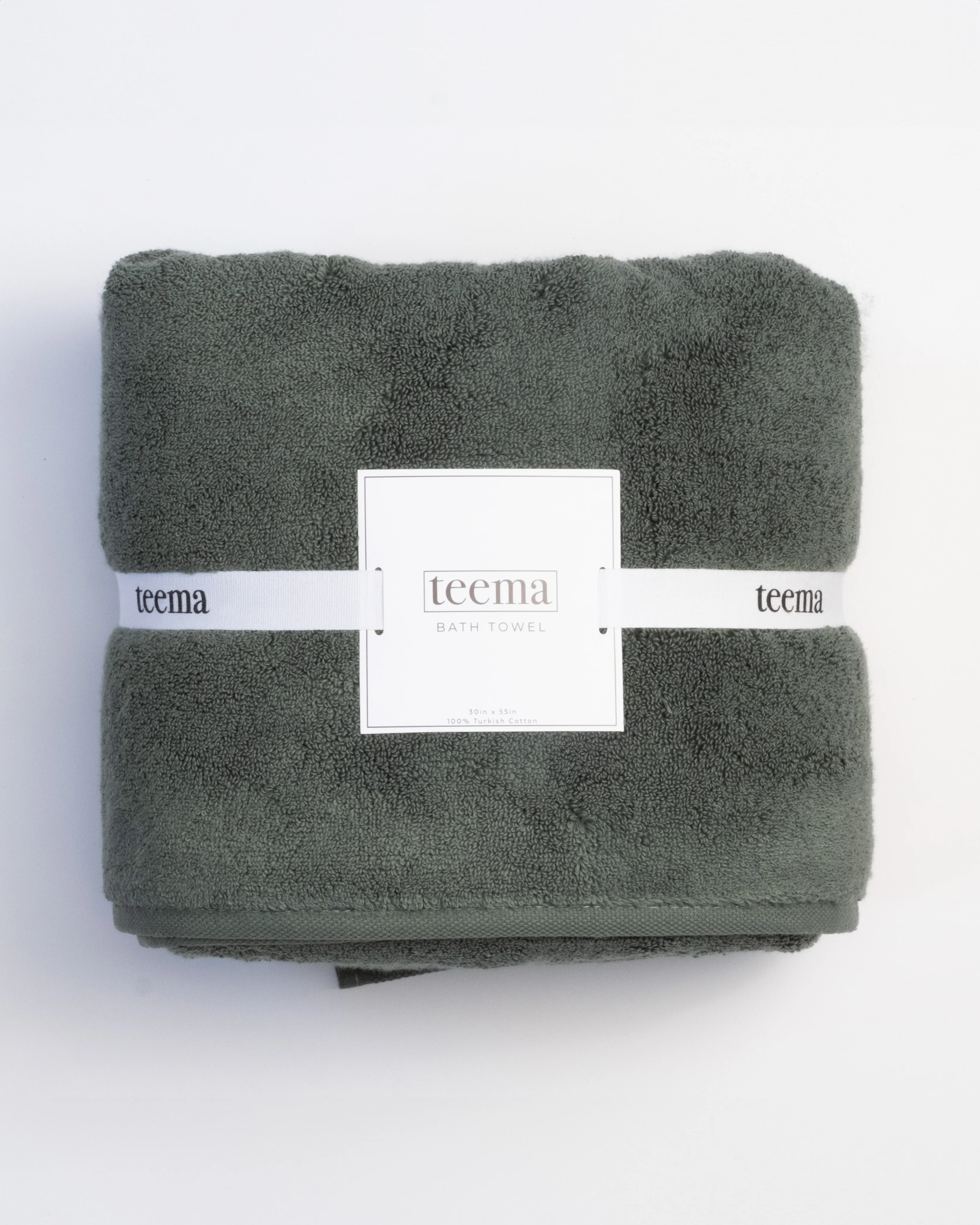 Luxe Bath Towels in Jade - Image 9