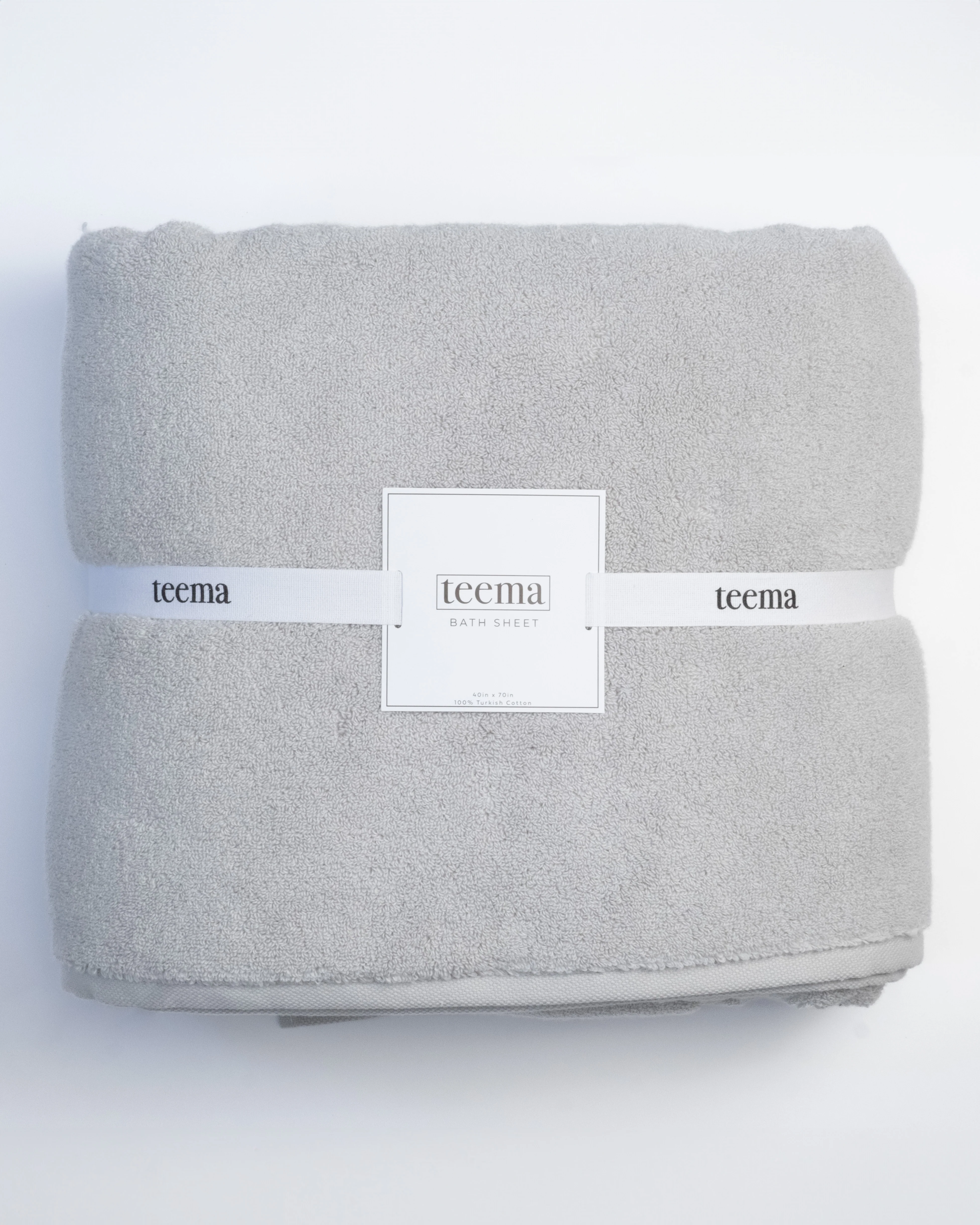 Luxe Bath Towels in Stone - Image 10
