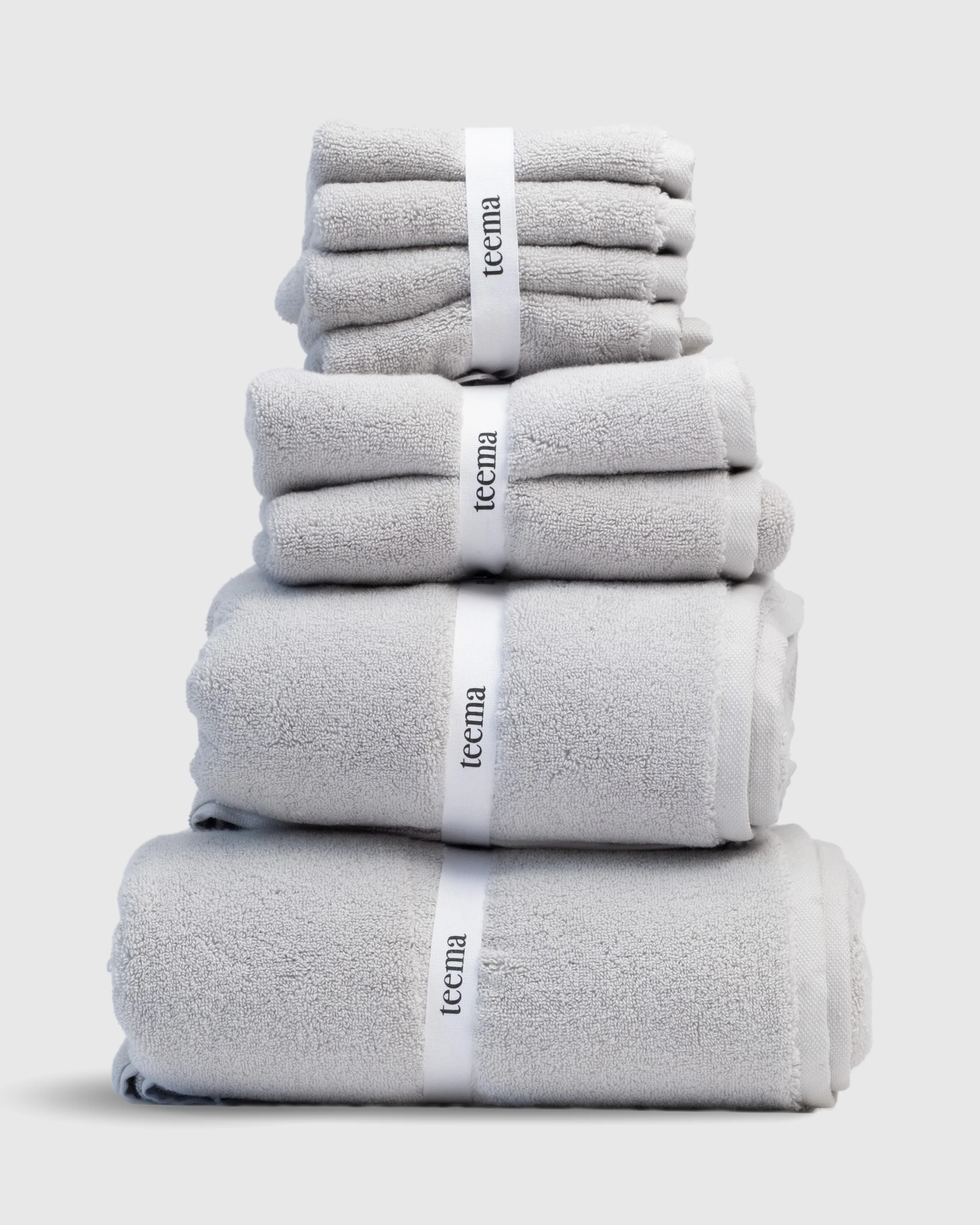 Luxe Bath Towels in Stone - Image 6