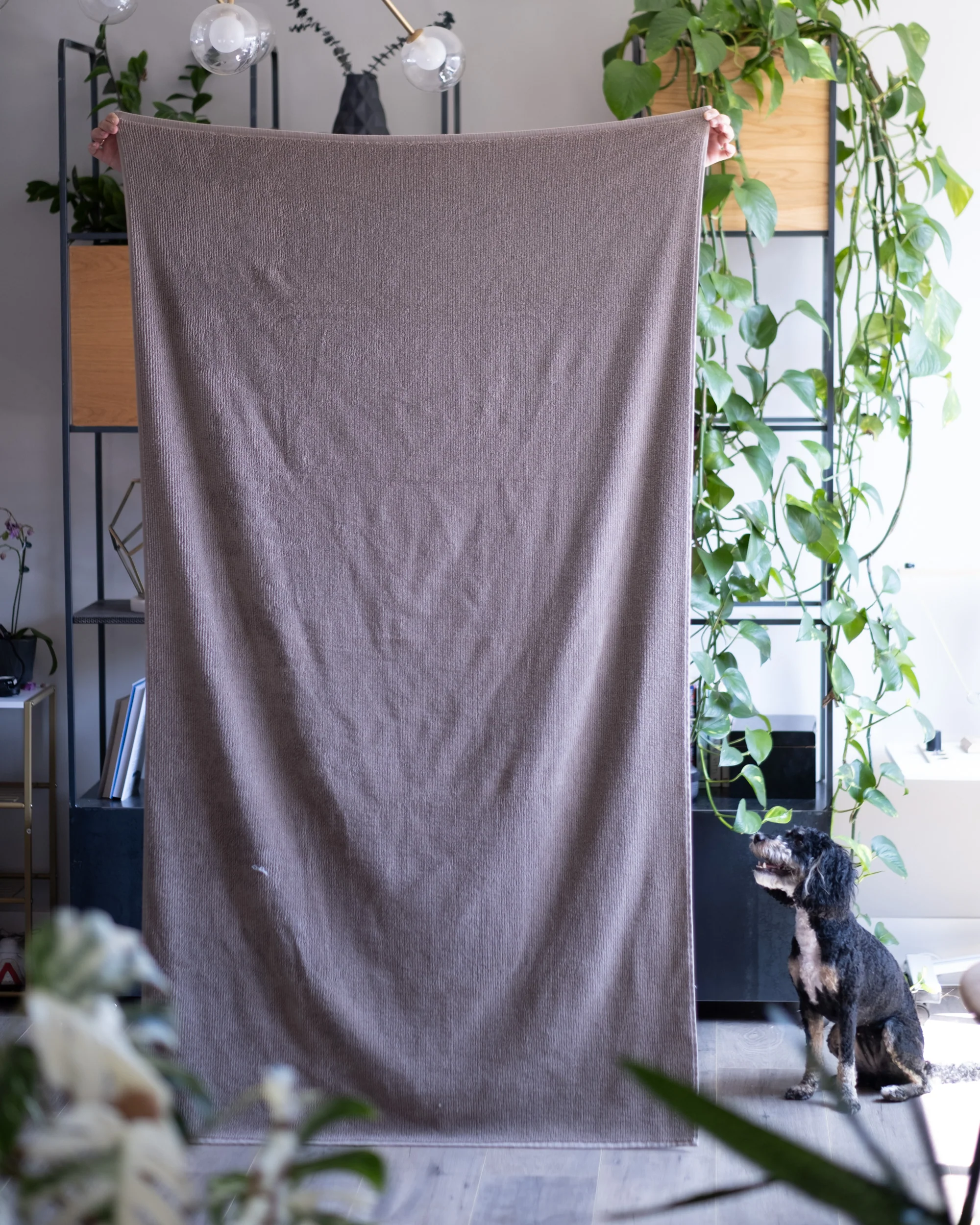 Ribbed Bath Towels in Latte - Image 4