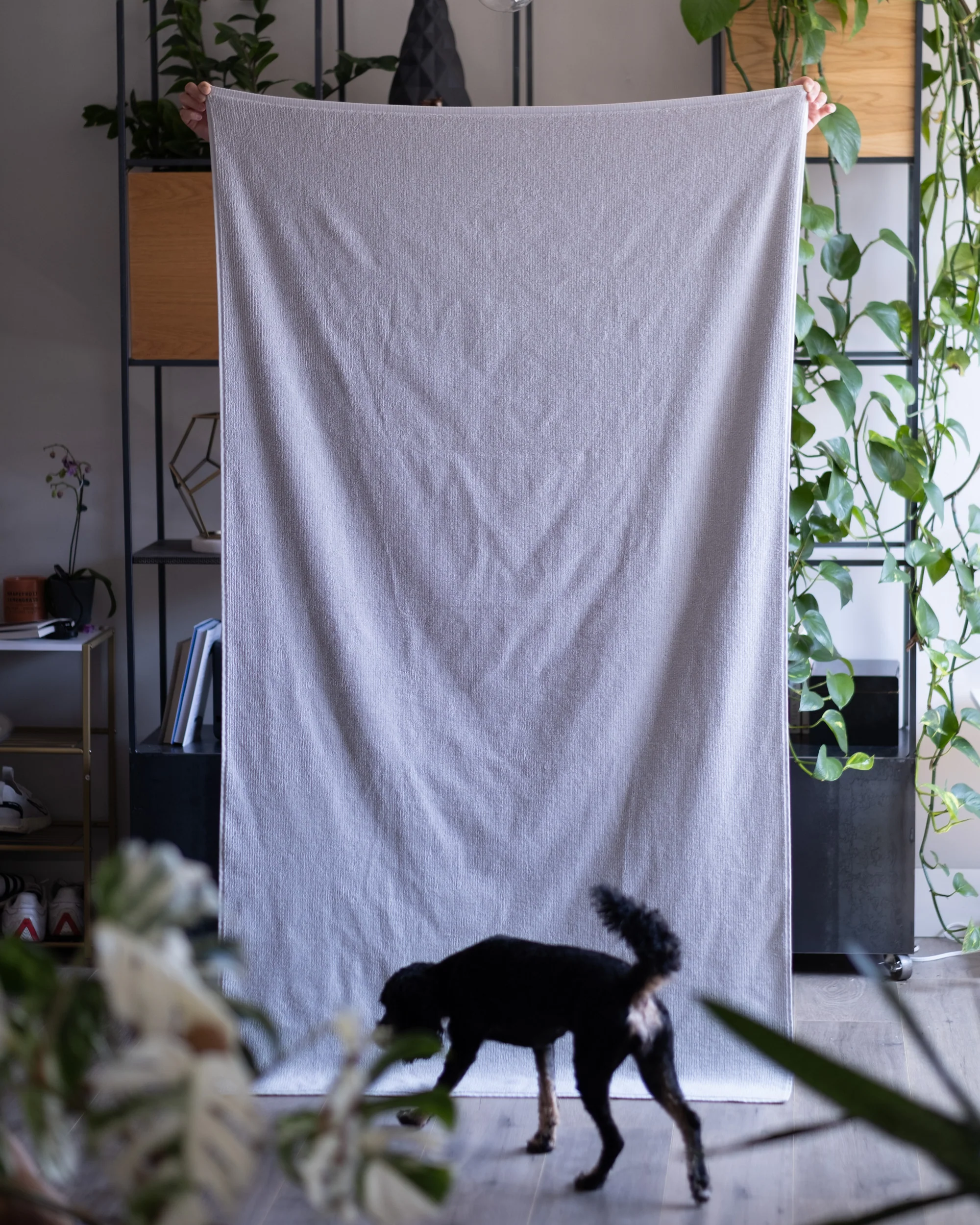 Ribbed Bath Towels in Stone - Image 4