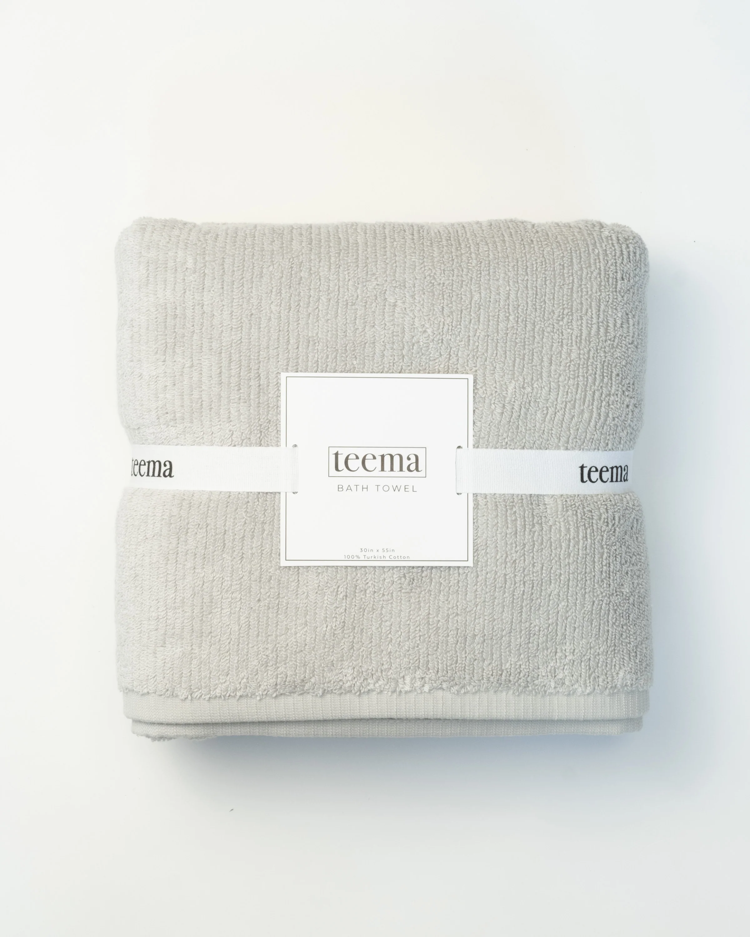 Ribbed Bath Towels in Stone - Image 8