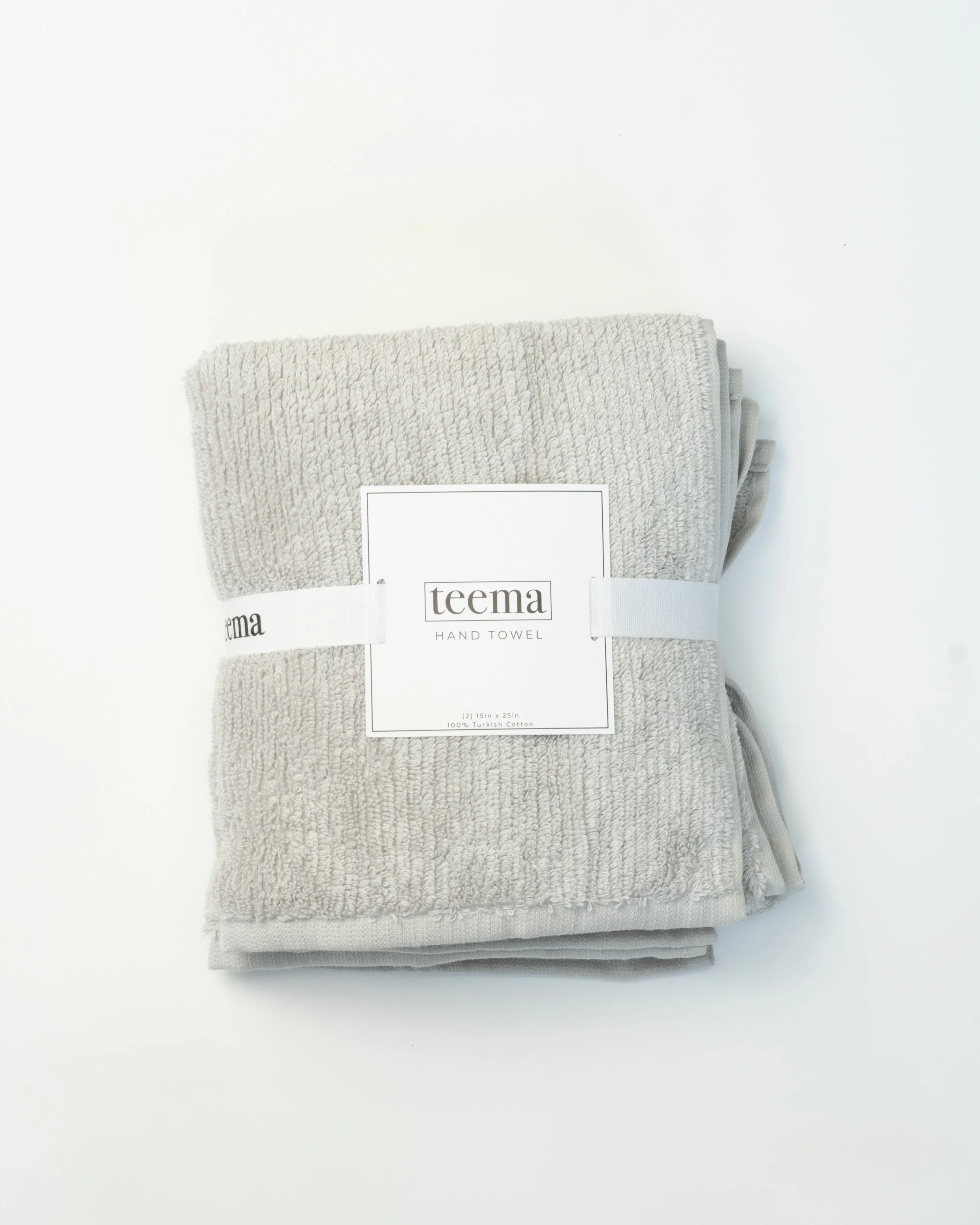 Ribbed Bath Towels in Stone - Image 9