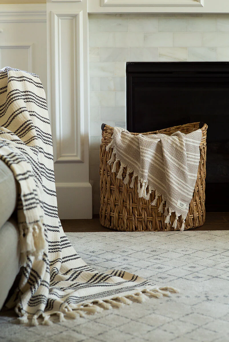 The Seasons Blanket in White - Image 8